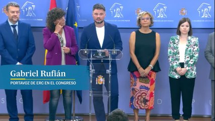 ERC anuncia acuerdo con PSOE para la Mesa del Congreso