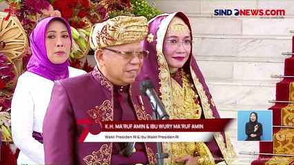 Hadiri Upacara HUT ke-78 RI di Istana, Wapres Ma'ruf Amin Kenakan Baju Adat Sumatra Barat