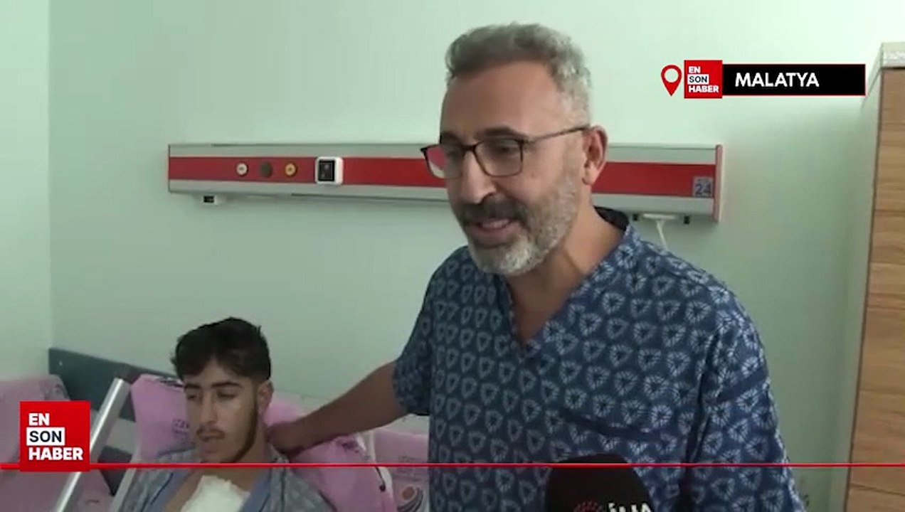 Malatya’da şah damarı yırtılan 16 yaşındaki çocuk erken tanı ile kurtuldu