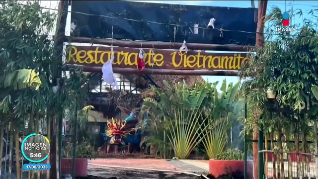 Fuego consume restaurante en Cancún, Quintana Roo