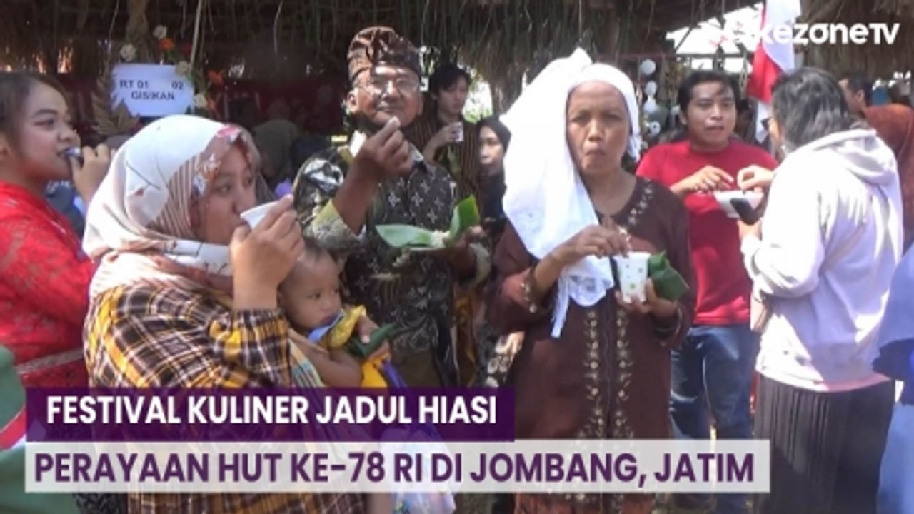 Kuliner Jadul Laris Manis dalam Perayaan HUT ke-78 RI
