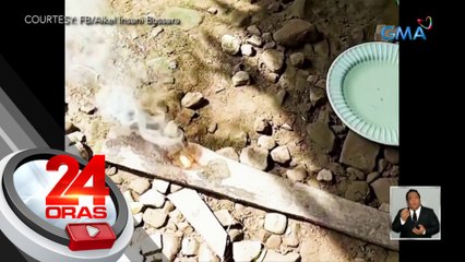 Napulot na bato sa dalampasigan ng Rizal, Palawan, bigla umanong umuusok at nagliliyab | 24 Oras