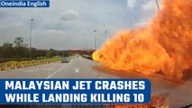 Malaysia: Private jet crashes in Kuala Lumpur while ascending; at least 10 killed | Oneindia News