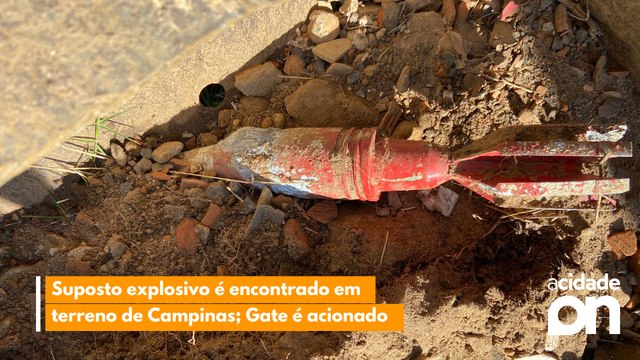 Suposto explosivo é encontrado em terreno de Campinas; Gate é acionado