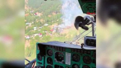 Saimbeyli'de çıkan yangın 3 saatte söndürüldü