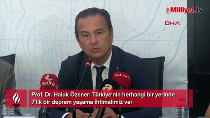 Prof. Dr. Haluk Özener: Türkiye’nin herhangi bir yerinde 7’lik bir deprem olabilir