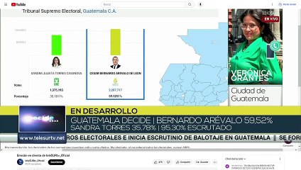 En Guatemala continúa el cómputo de votos de los comicios de este domingo