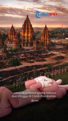 Fakta-fakta Viral Event KAWS Holiday Ada Patung Pink Raksasa Rebahan Tutup Mata di Candi Prambanan