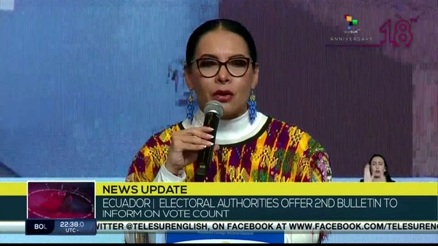 Ecuador's electoral authorities announced the second round of elections for October 15th