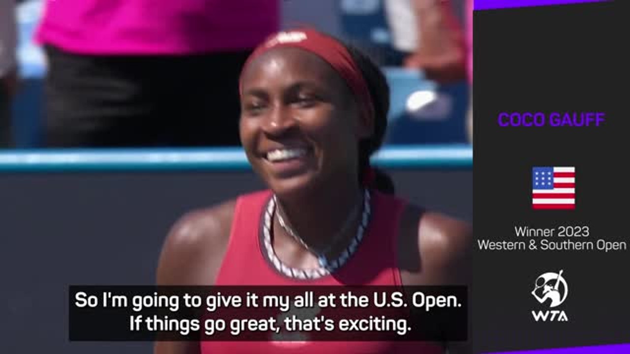 Gauff takes career lessons from Cincinnati win