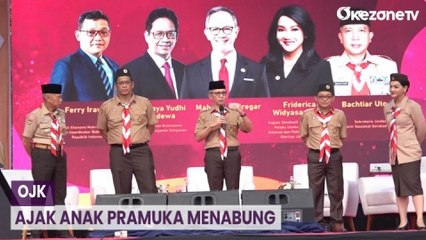 OJK Ajak Peserta Rainas XII Gerakan Pramuka Menabung