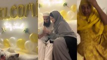 Sana Khan Baby Boy Saiyad Tariq Jamil का Nani Home Grand Welcome Video Viral | Boldsky