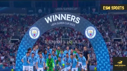 Manchester City vs Sevilla 1-1 [PEN 5-4] Full Match Highlights Super Cup 2023