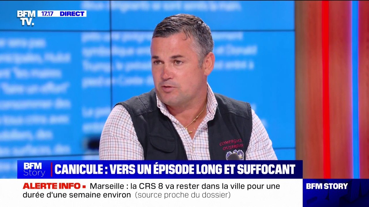 "À Paris, le zinc, c'est très compliqué": Gin Dujardin, couvreur dans la capitale, voit son activité affectée par la canicule