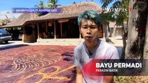Daur Ulang Sampah, Perajin Yogyakarta Buat Kain Batik Raksasa Bermotif Garuda Pancasila