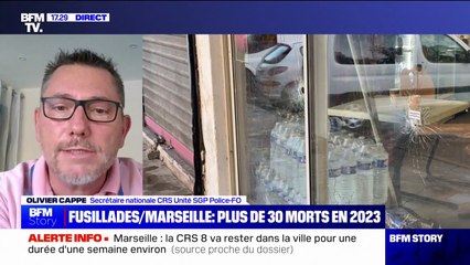 Fusillades à Marseille: "Ce trafic de drogue ramène une telle quantité d'argent que c'est difficilement arrêtable", pour Olivier Cappe (secrétaire national CRS Unité SGP Police-FO)