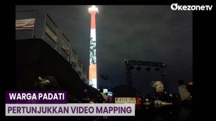 Télécharger la video: Ribuan Warga Padati Pertunjukkan Video Mapping di Monas