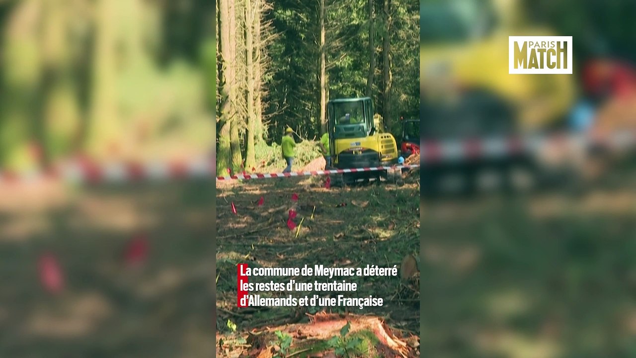 En Corrèze : exhumation des corps de soldats allemands exécutés en 1944