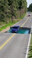 Cars vs Big Water Pit - BeamNG Drive