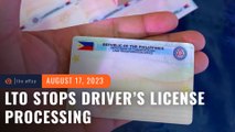 Amid shortage, LTO ordered to stop delivery, processing of driver’s licenses