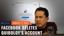 Apollo Quiboloy’s official Facebook page deleted, Instagram account unavailable