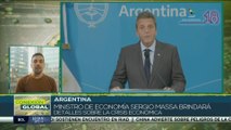 Ministro de Economía de Argentina brindará detalles sobre la crisis económica