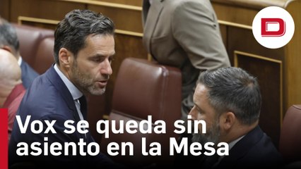 Vox se queda sin asiento en la Mesa del Congreso después de que el PP se haya negado a darle sus votos