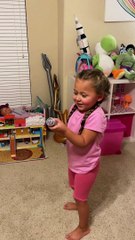 Girl Accidentally Glitter Bombs the Dog While Celebrating First Day of Kindergarten