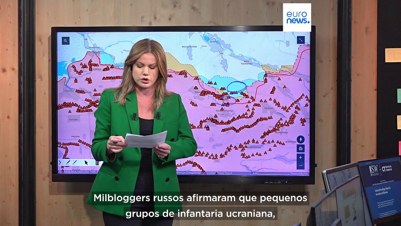 Forças ucranianas avançam para a zona ocidental de Zaporíjia