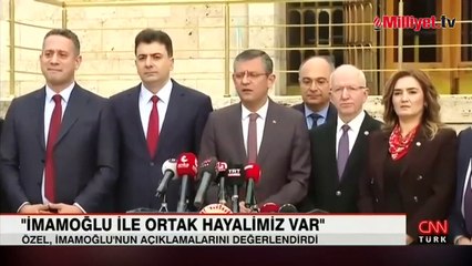 Скачать видео: CHP'li Özgür Özel'den flaş 'İmamoğlu' çıkışı: Ortak bir hayalimiz var