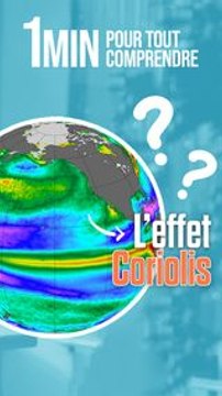 1 minute pour comprendre l'effet Coriolis et la circulation des vents sur Terre !