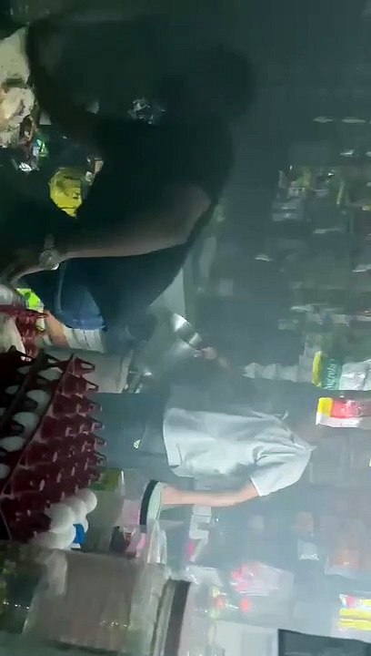 A big accident was averted when the constable noticed smoke during