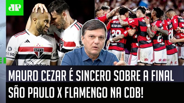 QUEM É O FAVORITO? Gente, pra mim, essa FINAL Flamengo x São Paulo... Mauro Cezar É SINCERO!