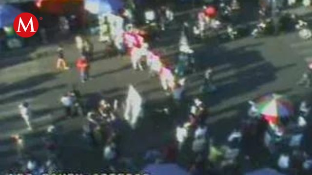 Habitantes de Tepito bloquean circulación en Eje 1 Norte en la CdMx; colapsa tránsito vehicular