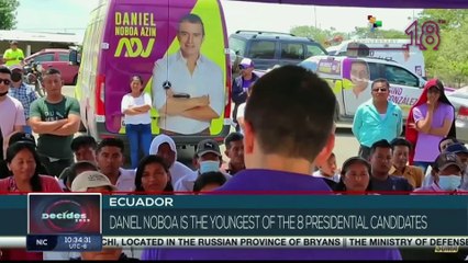 Candidate Daniel Noboa: from legislator to presidential candidate