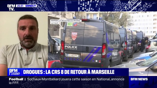 CRS 8 déployée à Marseille: Le trafic de stupéfiants et les règlements de comptes continueront à l'issue de leur passage , déplore Rudy Manna (Alliance Police nationale)