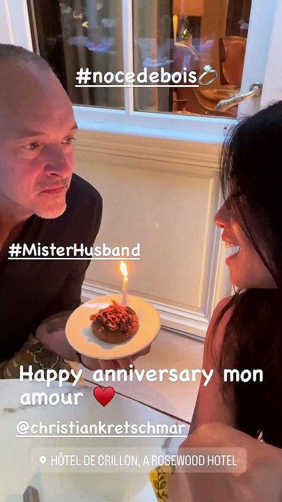 Anggun célèbre ses noces de bois avec son mari Christian, au bout de 5 ans de mariage. Instagram