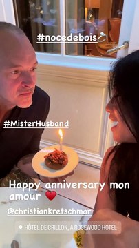 Anggun célèbre ses noces de bois avec son mari Christian, au bout de 5 ans de mariage. Instagram