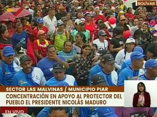 Bolívar |  Pueblo del mcpio. Piar se restea en respaldo a la paz y apoyo al pdte. Nicolás Maduro