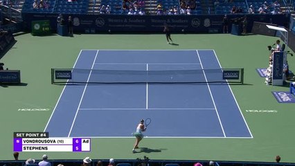 Cincinnati - Vondroušová reprend sa marche en avant