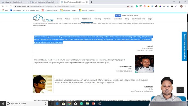 Learn How to Add Testimonial Showcase Slider in WordPress _ WordPress Tutorials in Hindi_2