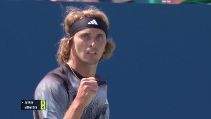 Cincinnati - Zverev au bout du marathon contre Medvedev