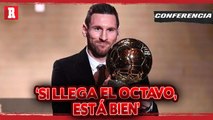 Lionel Messi dice que tras ganar Mundial, no piensa en el Balón de Oro: 