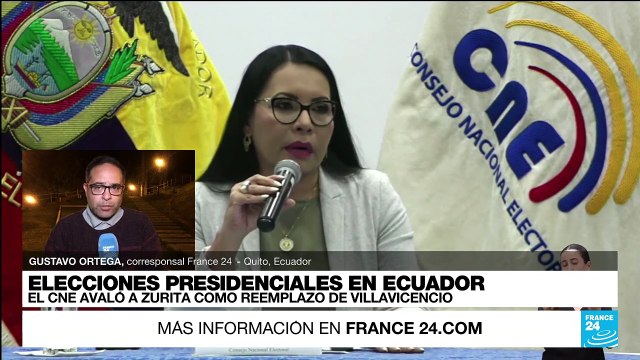 Informe desde quito: El CNE de Ecuador avaló la candidatura presidencial de Christian Zurita
