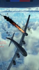 Посадка на двух винтах после тяжелого боя Ту-4 War Thunder