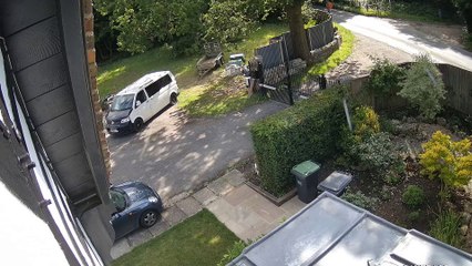 Footage from outside Dr Dakin's home in Gravesend Road, Wrotham