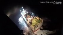 As imagens do resgate do pescador mordido por tubarão em Vila do Conde