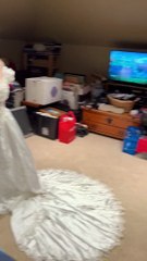 Husband Reacts To 28-Year-Old Wedding Dress