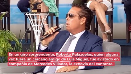Captan a Roberto Palazuelos a bordo de lujoso auto... ¡con la EX de Luis Miguel!