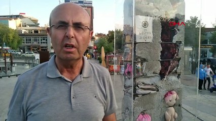 Kırşehir'de Deprem Anıtı Dikildi